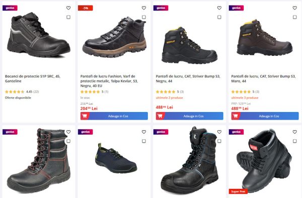 incaltaminte de protectie drujba